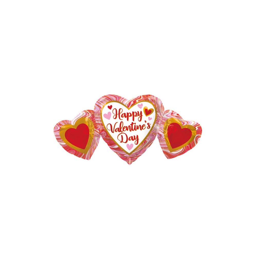 Love Happy Valentine's Day foil balloon 86 cm