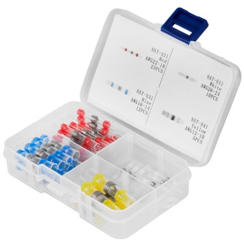 Koszulki rurki termokurczliwe z cyną 50szt. KD10489