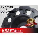 TARCZA SZLIFIERSKA 125x22,2 DO BETONU T