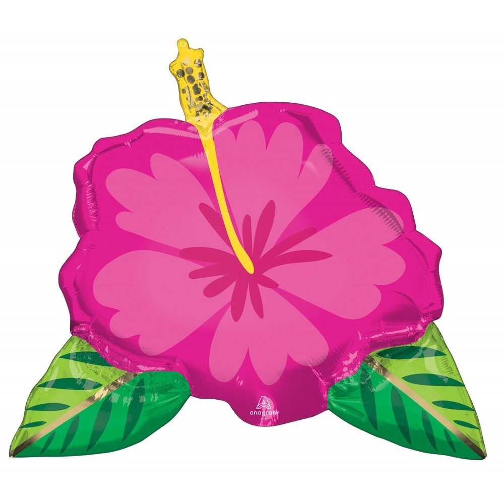 Flower Hibiscus foil balloon 68 cm