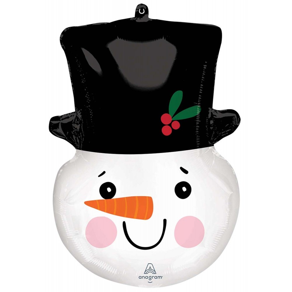 Christmas Snowman foil balloon 58 cm