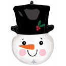 Christmas Snowman foil balloon 58 cm