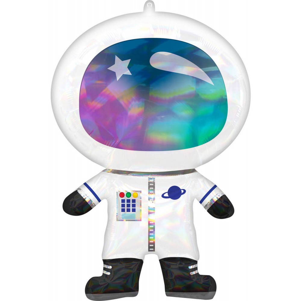 Astronaut Holographic Foil Balloon 76 cm