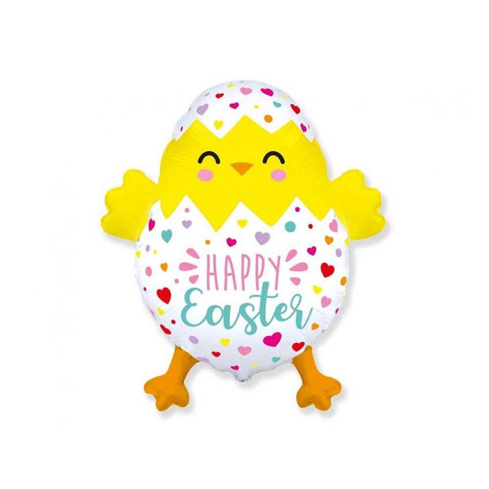 Easter Happy Chicken foil balloon 81 cm (WP)