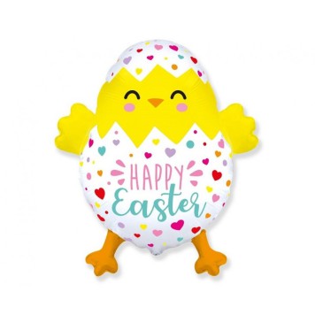 Easter Happy Chicken foil balloon 81 cm (WP)