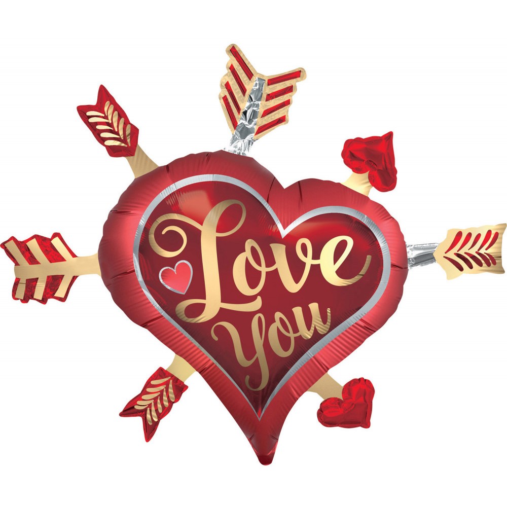 Love I love You, I Love You foil balloon 86 cm