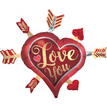 Love I love You, I Love You foil balloon 86 cm