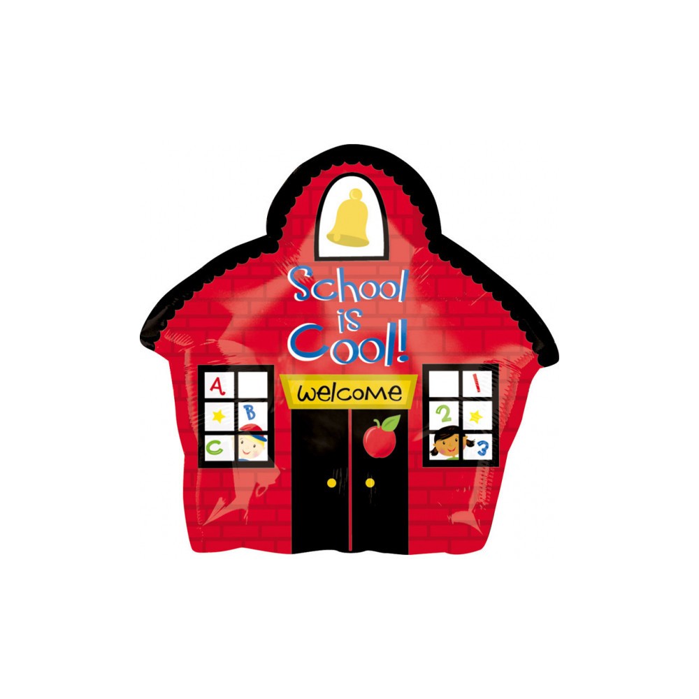 My School Start School Foil Balloon 63 cm