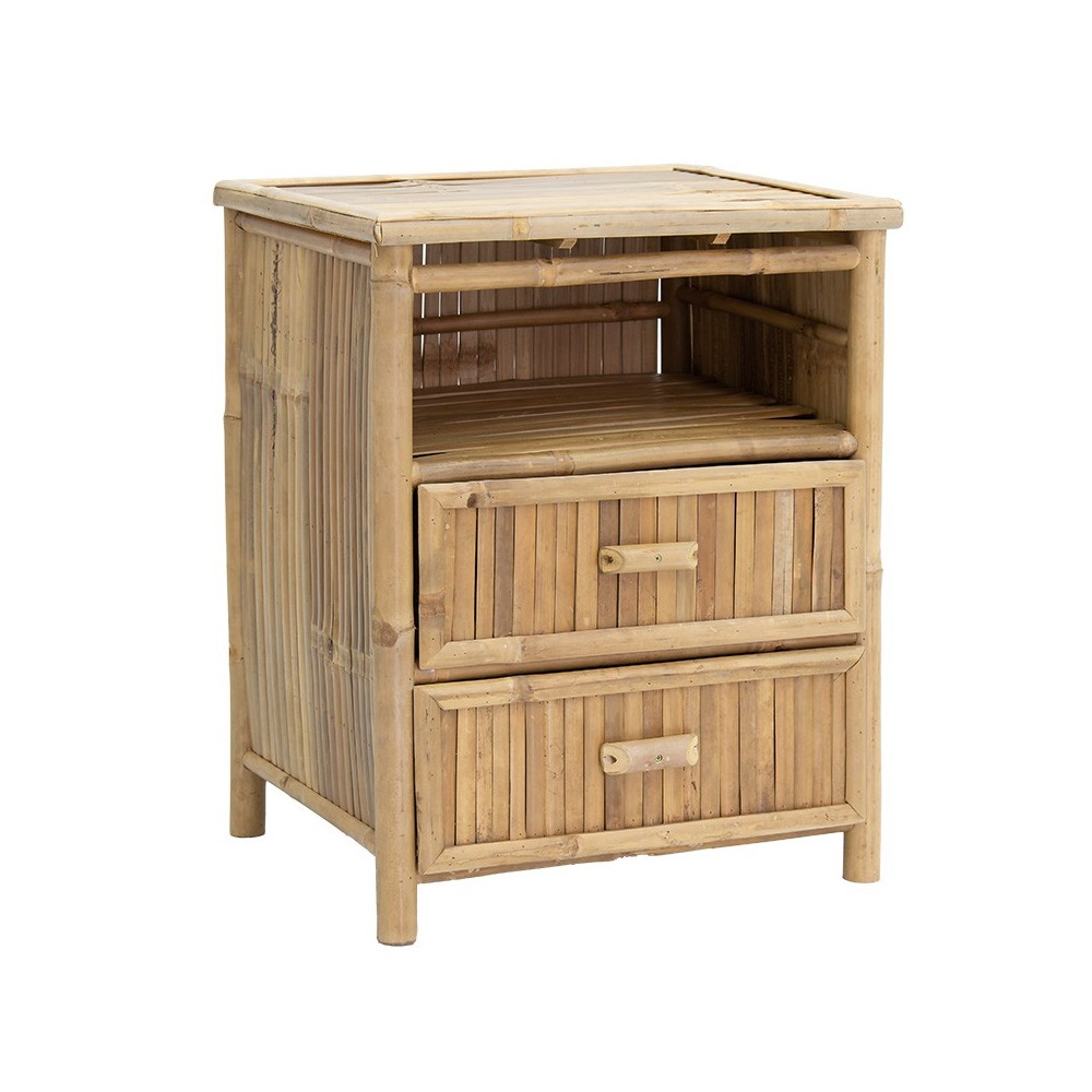 Table de chevet bambou marron 56x46x69 cm
Table de chevet bambou marron 56x46x69 cm
