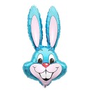 Rabbit Blue Blue Head Foil Balloon 90 cm