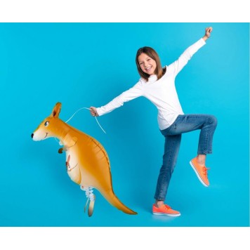 Kangaroo Kangaroo walking foil balloon 82 cm
