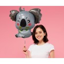Animals Grey Koala foil balloon 66 cm