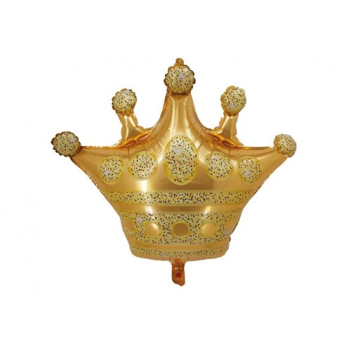 Party Gold Crown foil balloon 66 cm
