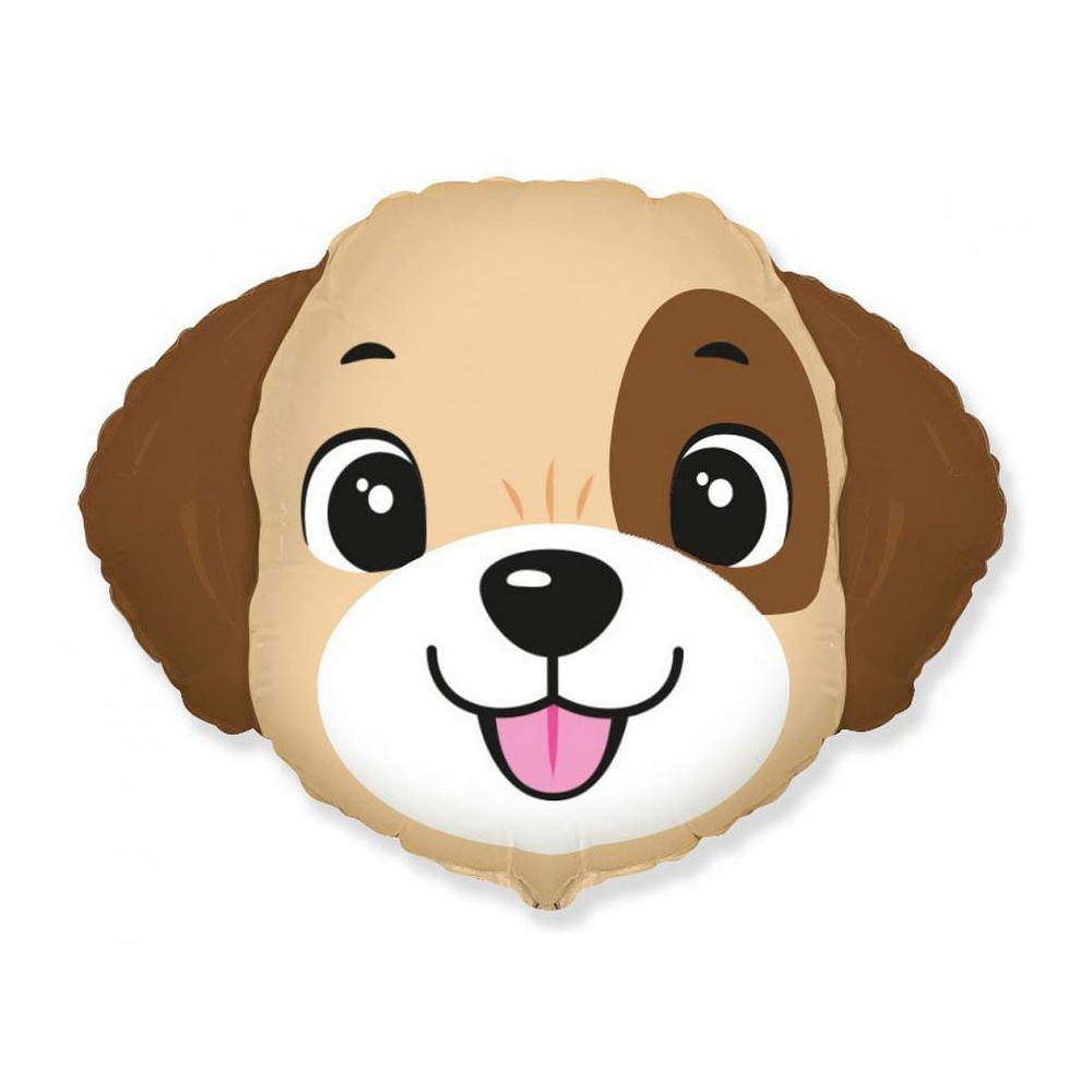 Dog Brown foil balloon 80 cm (WP)