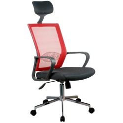 FOTEL BIUROWY OCF-9 CZERWONY