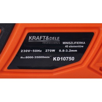 Mini szlifierka 270W + akcesoria 40el. KD10750