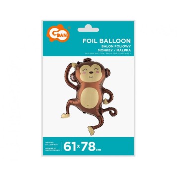 Monkey Monkey, foil balloon 78 cm