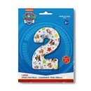 Paw Patrol Star Number 2 foil balloon 66 cm