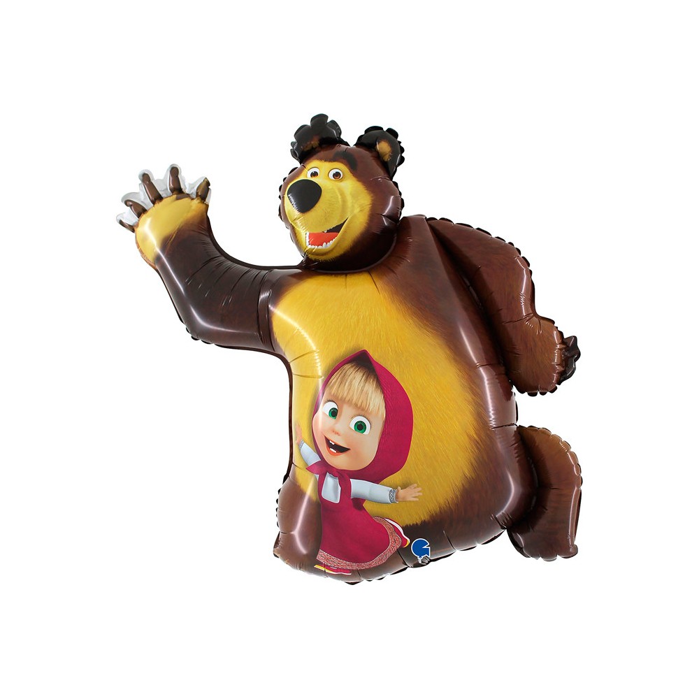 Masha and the Bear Smile foil balloon 107 cm