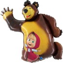Masha and the Bear Smile foil balloon 107 cm