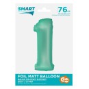 Number Mint Mat Mint Number 1 Foil Balloon 76 cm