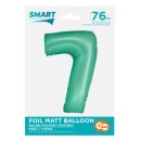 Number Mint Mat Mint number 7 foil balloon 76 cm