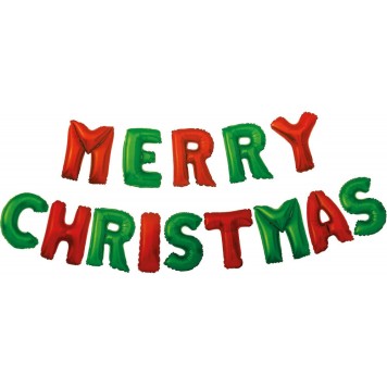 Christmas Merry Christmas foil balloon 360 cm