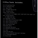 Zestaw narzędzi 117 el. w walizce KD10831