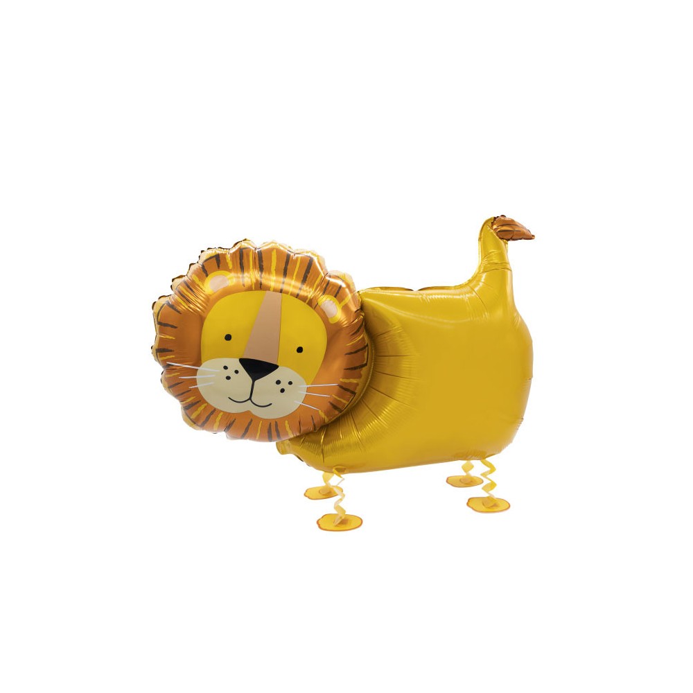 Lion Wild walking foil balloon 96 cm
