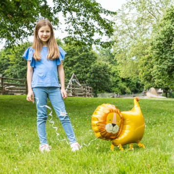 Lion Wild walking foil balloon 96 cm