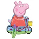 Peppa malac Bicycling fólia lufi 55 cm
