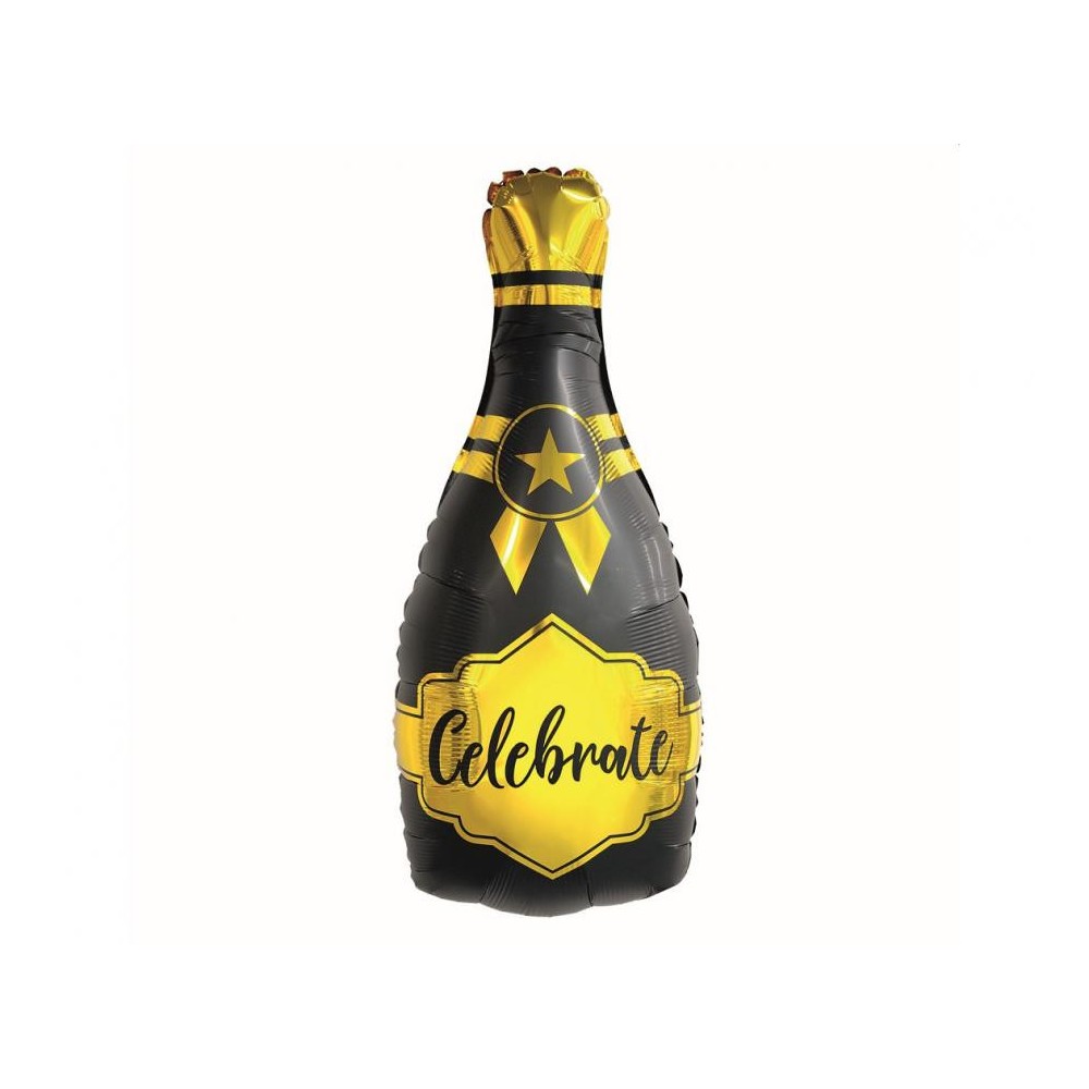 Celebrate B&C Champagne Champagne Bottle Foil Balloon 76 cm