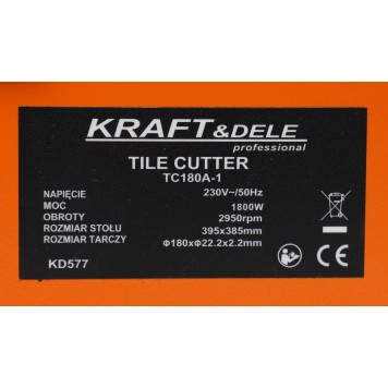 Pilarka stołowa do glazury 1800W KD577