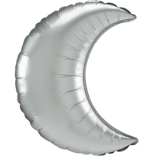 Colour Platinum  moon foil balloon 66 cm
