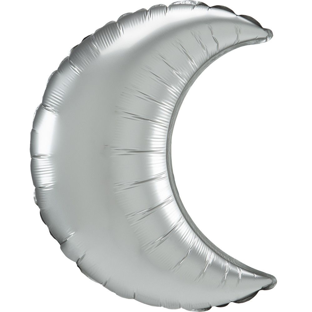 Colour Platinum  moon foil balloon 66 cm