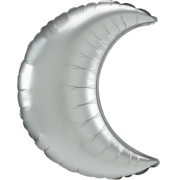 Colour Platinum  moon foil balloon 66 cm