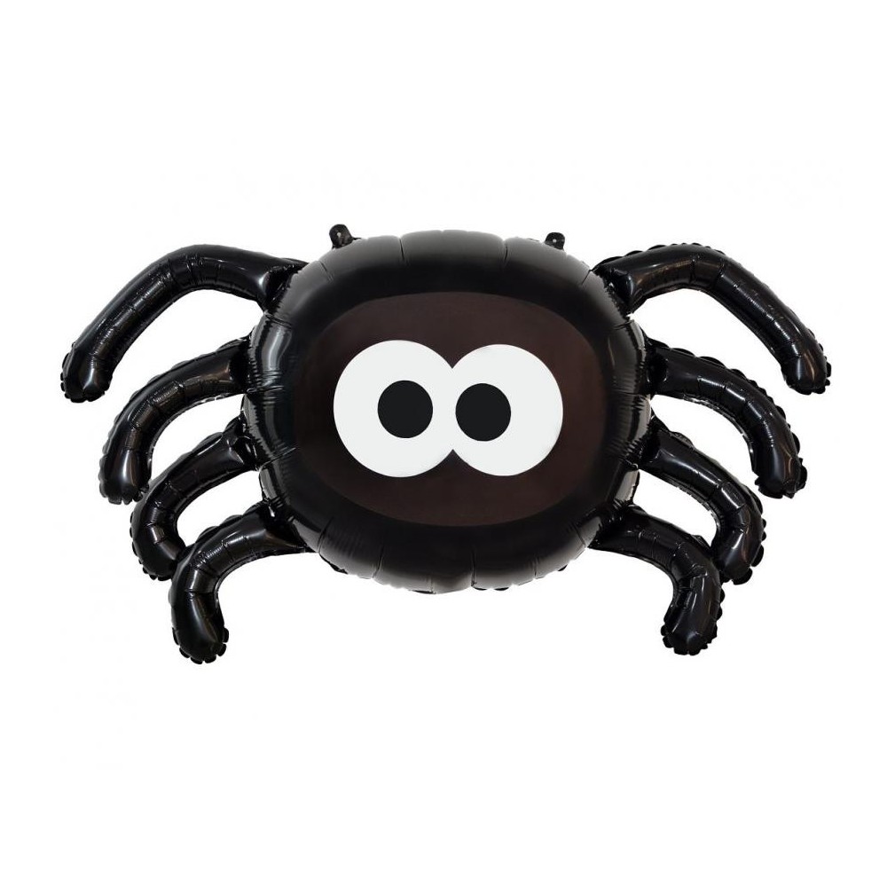 Halloween Black Spider foil balloon 89 cm