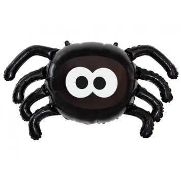 Halloween Black Spider foil balloon 89 cm