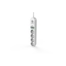 Przedłużacz z USB 2m 4 gniazda + 4x USBKD4030