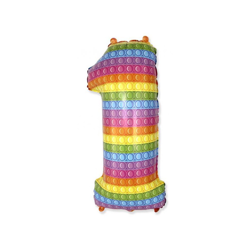 Number Pop It Number 1 foil balloon 69 cm (WP)