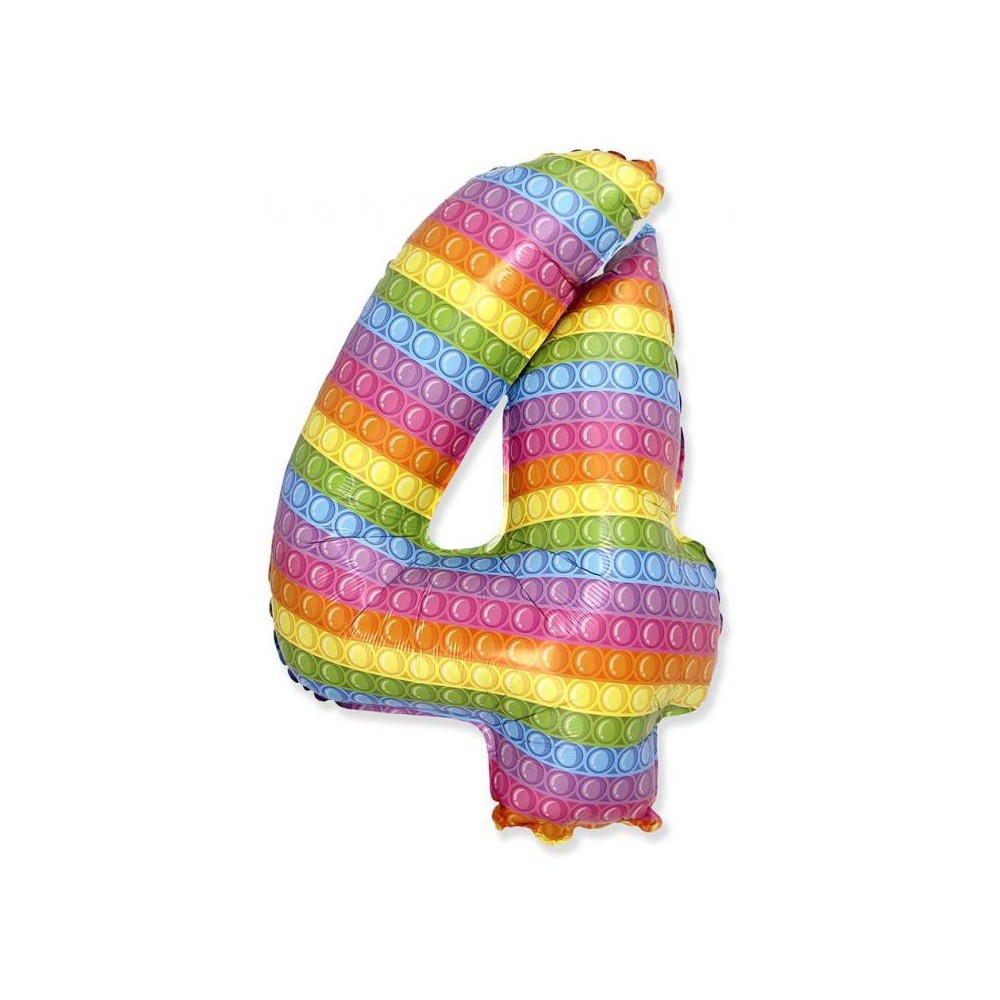 Number Pop It Number 4 foil balloon 69 cm (WP)