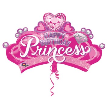Princess Princess Crown Princess Foil Balloon 81 cm