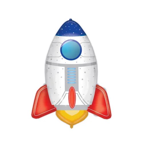 Space Space Rocket, Foil Balloon 77 cm