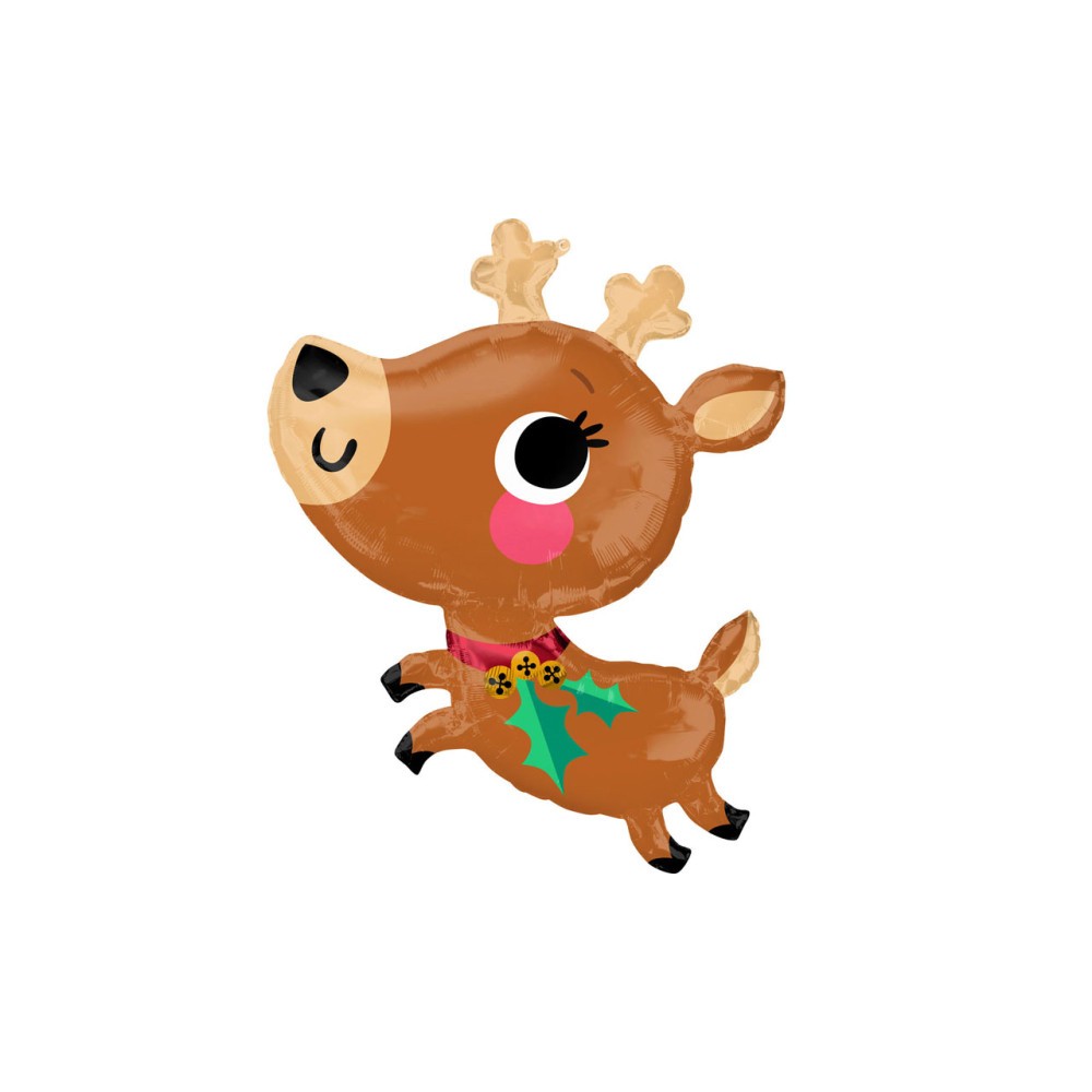 Christmas Reindeer Foil Balloon 76 cm