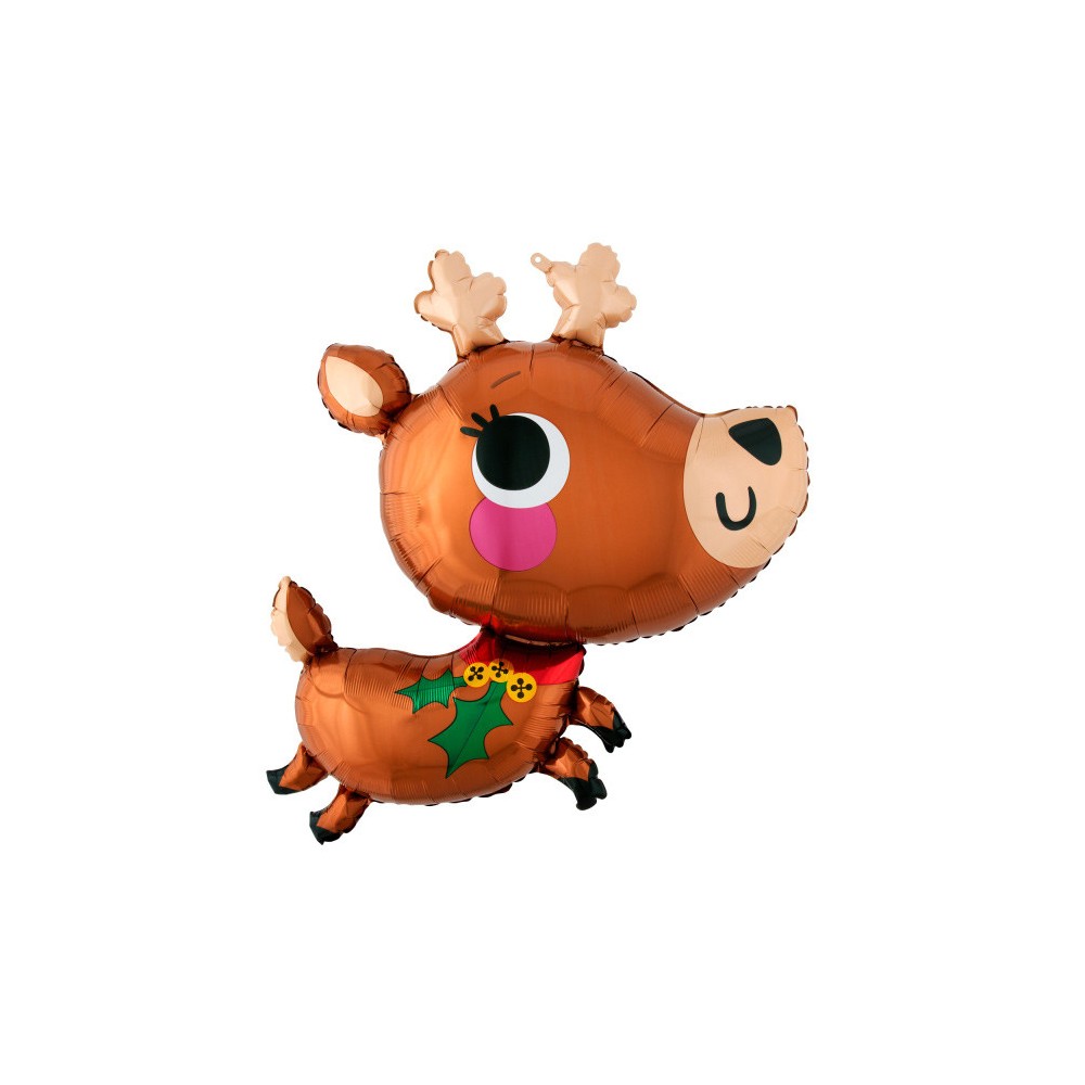 Christmas Reindeer foil balloon 76 cm