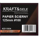 Papier ścierny 50szt. krążek 125mm P100 na rzep KD11804