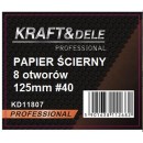 Papier ścierny 50szt. krążek 125mm P40 na rzep KD11807
