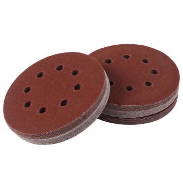 Papier ścierny 50szt. krążek 125mm P80 na rzep KD11809