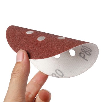 Papier ścierny 50szt. krążek 125mm P80 na rzep KD11809