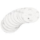Papier ścierny 50szt. krążek 125mm P80 na rzep KD11809